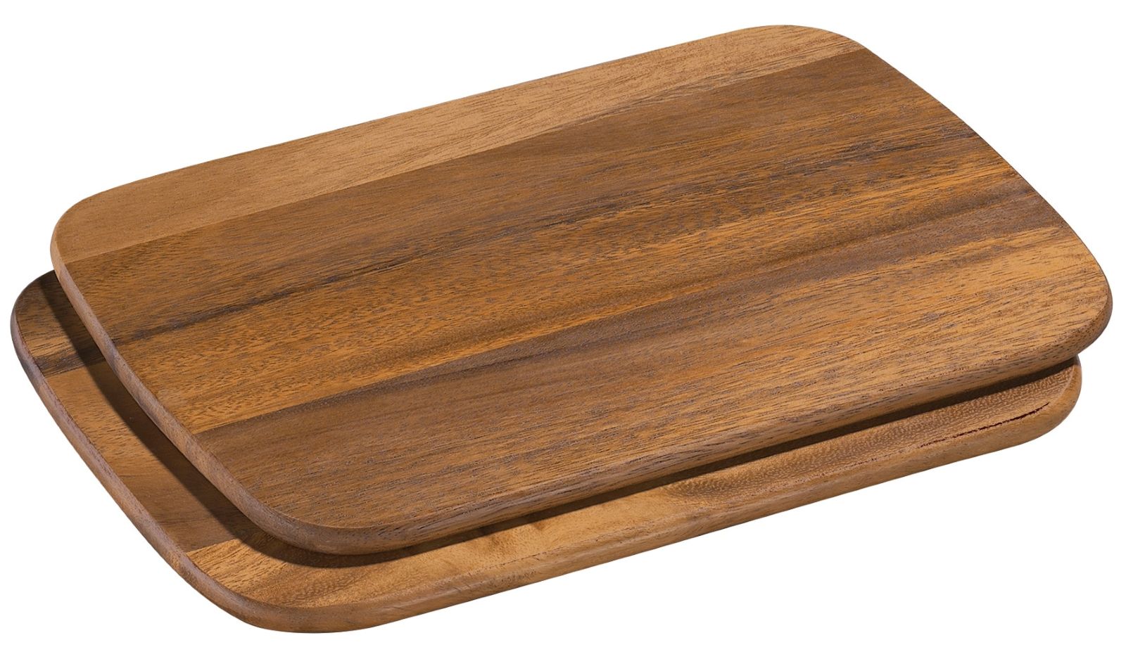 055023bc Snídaňové prkénko na krájení 28x20x1 cm - sada 2ks akátové dřevo Zassenhaus (1)